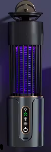 Lanterne Anti-Moustique Électrique à UV – Fixation Murale ou Portable